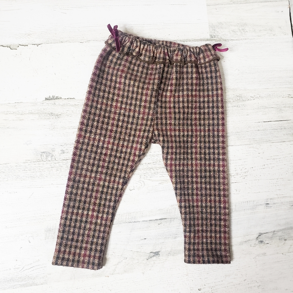 Zara leggings plaid size 12-18